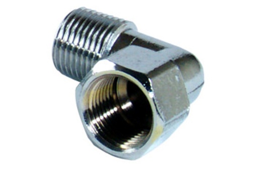 [803112] HAAKS AANSLUITSTUK VERCHROOMD 1/2"F X 1/2"M