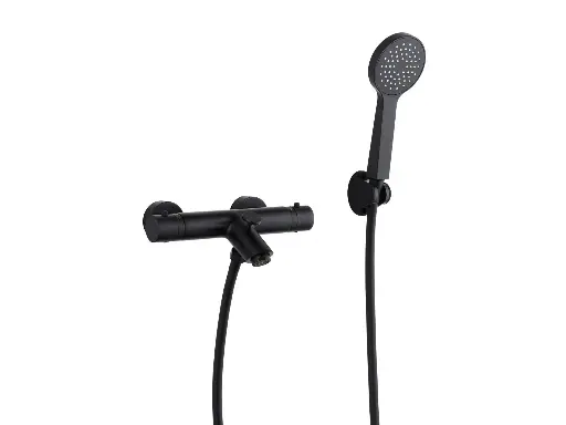 [199514] Lugano Bad- en Douchethermostaat Compleet Zwart