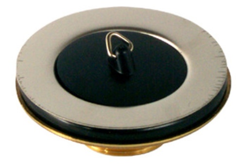 [134417] Plug voor gootsteen messing 6/4" kroon Ø85 met stop