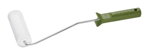 [86523999] BEITSROLLER 12CM Ø30 MICROVEZEL 8 WIT RUW + BEUGEL
