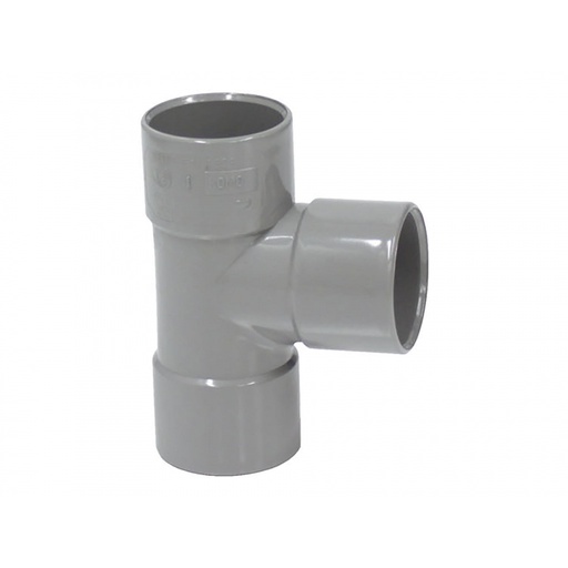 [3102.4328] Sanitair T-stuk Grijs Ø32mm - 87° F/F