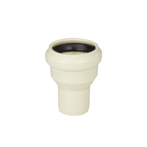 [3101.6504] Sanitaire Reductie Ivoor Rubberdichting Ø50X40mm