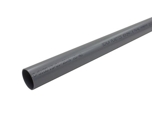 [3102.0403] Sanitaire Buis FN Ø40mm - 1,8mm Grijs 3M