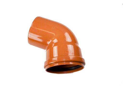 [6002.1254] RIOOLBOCHT Ø125MM-67° ROODBRUIN