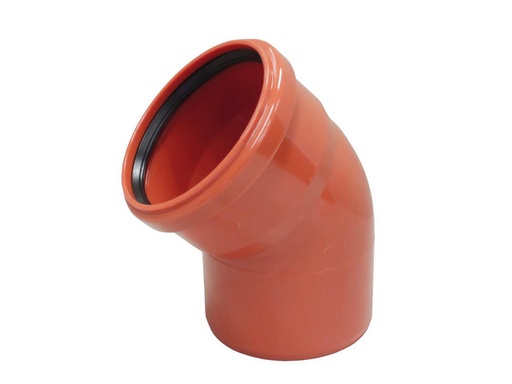 [6002.1253] RIOOLBOCHT Ø125MM-45° ROODBRUIN