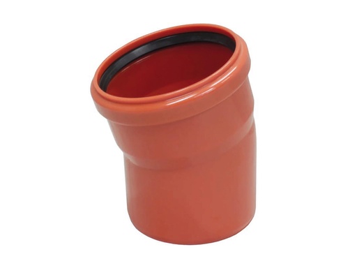 [6002.1251] RIOOLBOCHT Ø125MM-15° ROODBRUIN