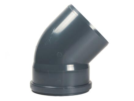 [6000.3113] RIOOLBOCHT Ø110MM-45° M/F GRIJS