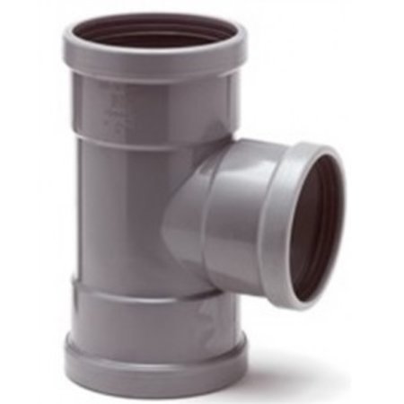 [6000.4128] RIOOL T-STUK Ø125MM-87° M/M/M/GRIJS