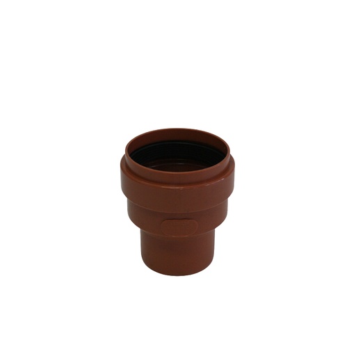 [6004.9000] RIOOL OVERGANG GRES/PVC Ø136/110MM ROODBRUIN