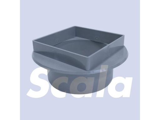 [6004.9100] RIOLERING OVERGANG 100X100-Ø110MM GRIJS