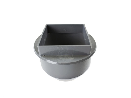 [6004.9080] RIOLERING OVERGANG 80X80-Ø110MM GRIJS