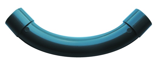 [4601.7225] Bocht voor Elektriciteitsbuis Donkergrijs Ø25mm 3st