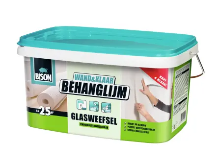 [6302987] BISON BEHANGLIJM GLASWEEFSEL WAND&KLAAR 5KG
