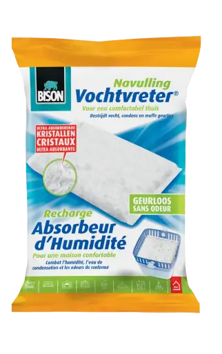 [6314037] BISON VOCHTVRETER NAVULLING 1KG NEUTRAAL