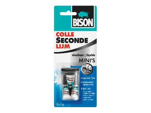 [6311922] Bison Super Secondelijm 3x0,8gr