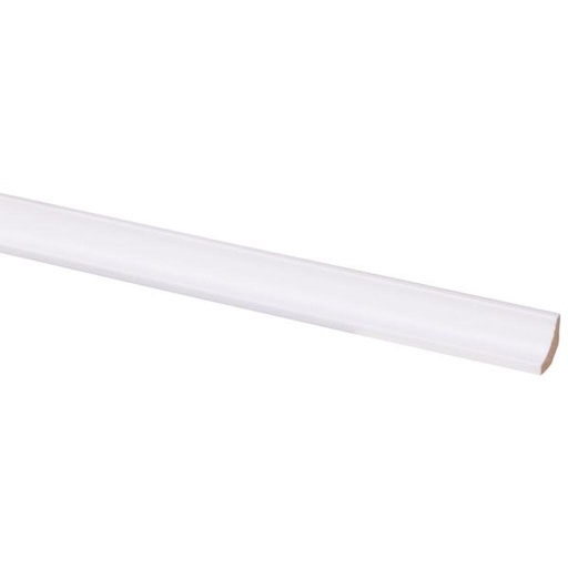 [09263] Hollat MDF folie 13x13mm wit  2,60m