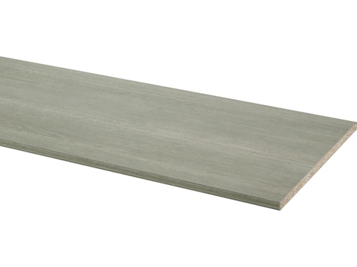 [28909] Meubelpaneel Rechtkant 18mm Reliëf Vergrijsd Eiken 250X40cm