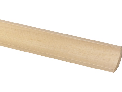 [10629-270] Hollat Hardhout wit 22x22mm 270cm