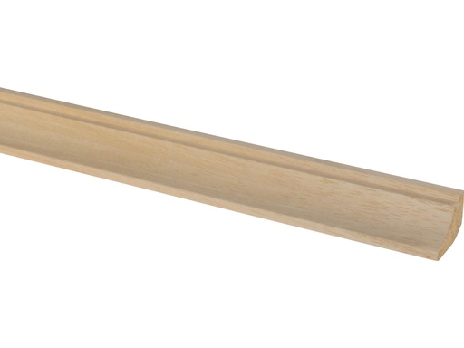 [10631-270] Hollat Hardhout wit 22x33mm 270cm