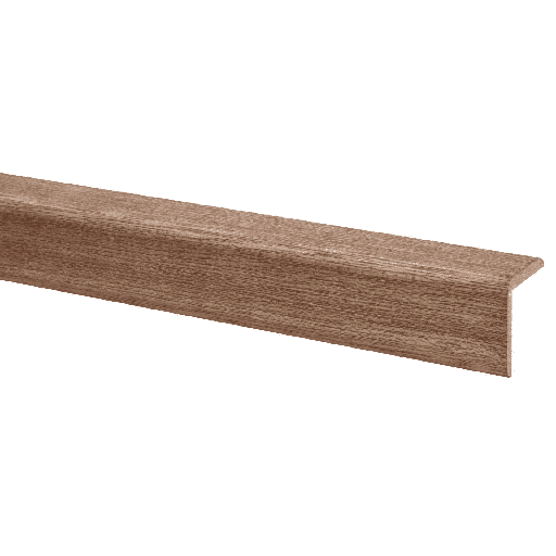 [04082-270] Hoeklat Hardhout 27x27mm 270cm