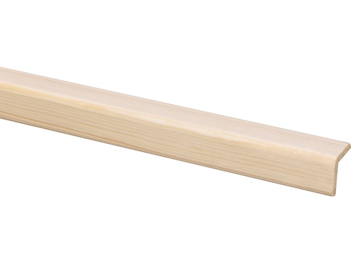 [04131-270] Hoeklat Grenen (Car. Pine) 20x20mm 270cm