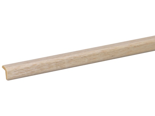 [04113-270] Hoeklat Hardhout Wit 14x14mm 270cm