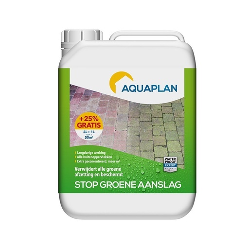 [02798004] AQUAPLAN STOP Groene Aanslag 4L+25%