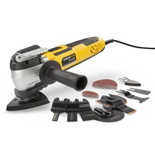 [POWX1347MC] Powerplus POWX1347MC Oscillerende multitool 300w met acc