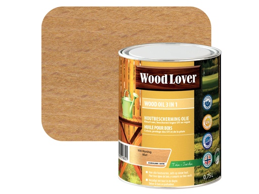 WOODLOVER WOOD OIL 900 HONING 0,75 LITER