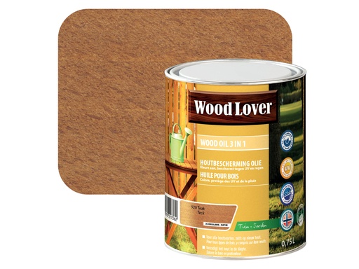 WOODLOVER WOOD OIL 920 TEAK 0,75 LITER