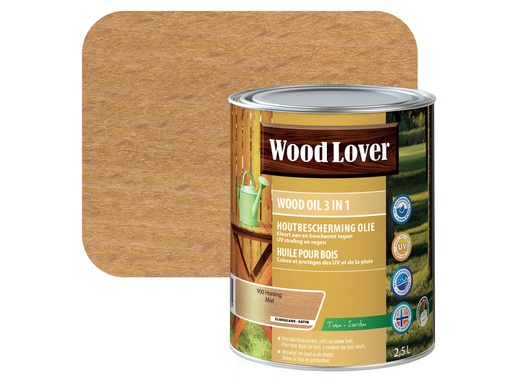 WOODLOVER WOOD OIL 900 HONING 2,5 LITER
