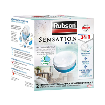 [2091194] Rubson Sensation Vochtopnemer Navulling Neutraal 2X300gr