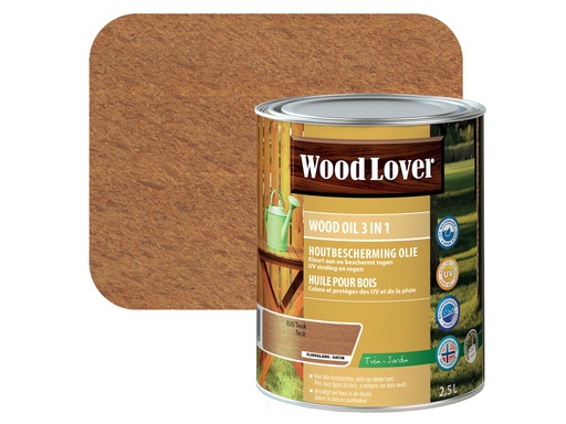 WOODLOVER WOOD OIL 920 TEAK 2,5 LITER