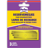 [249623] PERFAX RESERVEMESJES VOOR BEHANGAFSTEKER 3ST