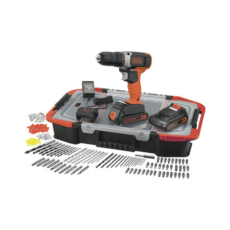 [BCD001BAST-QW] Black&Decker BCD001BAST-QW Schroefboormachine 18v Li-ion