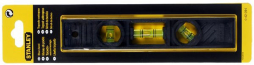 [0-42-294] STANLEY WATERPAS "TORPEDO" 200MM KUNSTSTOF