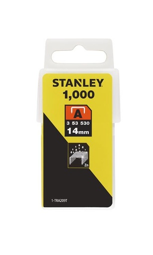 [1-TRA209T] STANLEY NIETEN TYPE A 14MM - 1000 STUKS