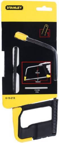 [0-15-218] STANLEY METAALZAAGBEUGEL MINI 150MM