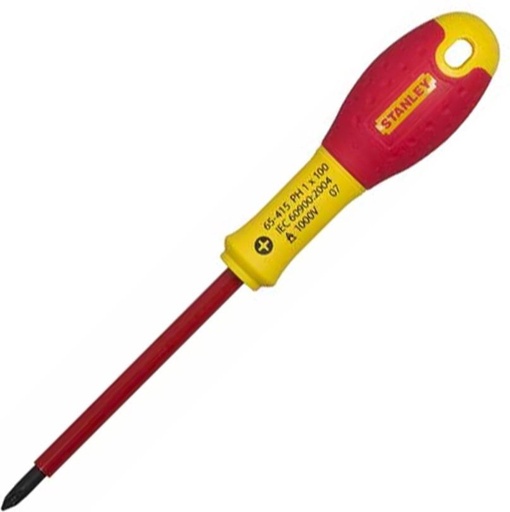 [1-65-416] FATMAX SCHROEVENDRAAIER VDE STANLEY PH2X125MM