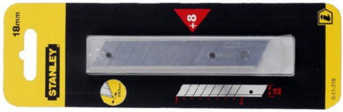 [0-11-301] STANLEY AFBREEKMESJES IN DISPENSER 18MM