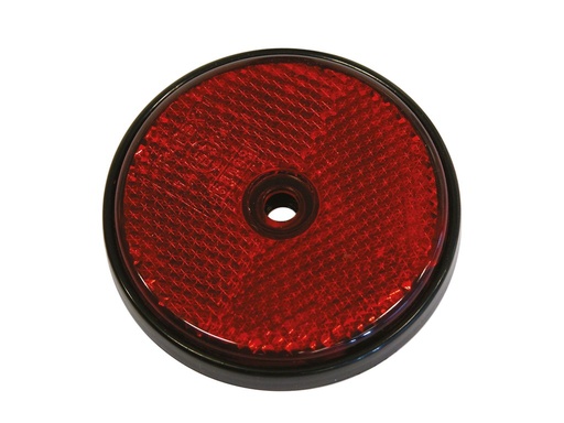 [0413961] Carpoint Reflectoren Rond Ø 70mm Rood 2 Stuks