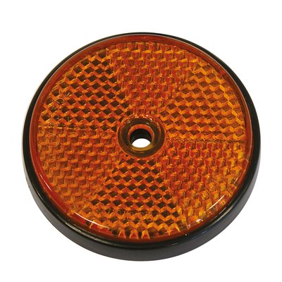 [0413960] Carpoint Reflectoren Rond Ø 70mm Oranje 2 Stuks