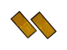 [0413993] Carpoint Reflector Oranje 86x40mm 2 Stuks