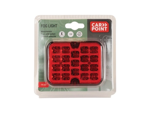 [0413936] Mistachterlicht 19 LED 12V 100x80x25mm