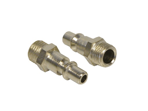 [CSC00010041*2] Stekker buitendraad 1/4"E 2st