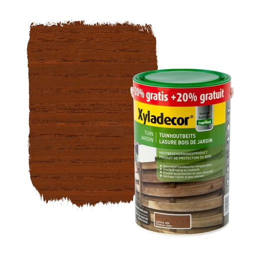 Xyladecor Tuinhoutbeits Lichte Eik 5+1L