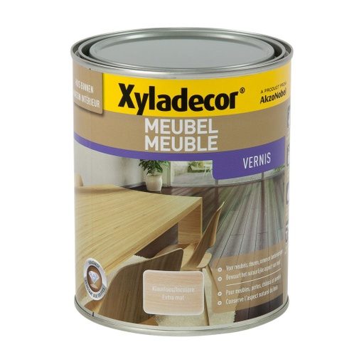 [5208210] Xyladecor Meubelvernis Extra Mat Kleurloos 1L