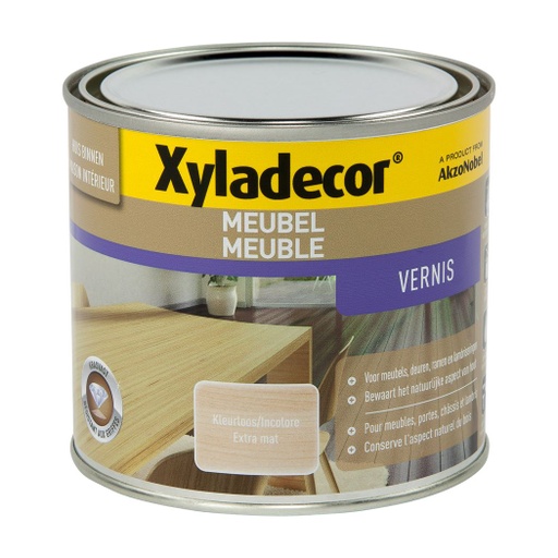 [5208169] Xyladecor Meubelvernis Extra Mat Kleurloos 0,5L