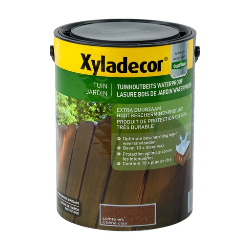 Xyladecor Tuinhoutbeits Waterproof Lichte Eik 5L