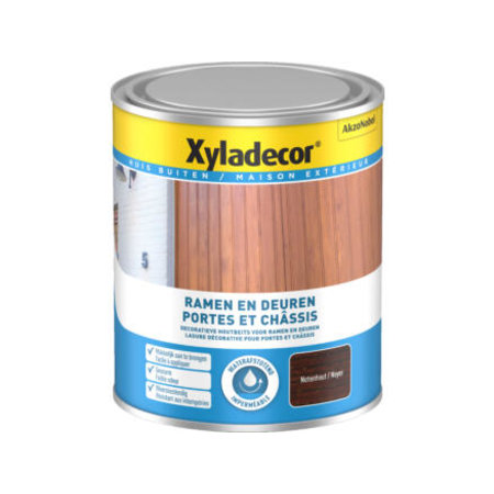 [XY5762889] Xyladecor Ramen&Deuren WB Notenhout 750ml